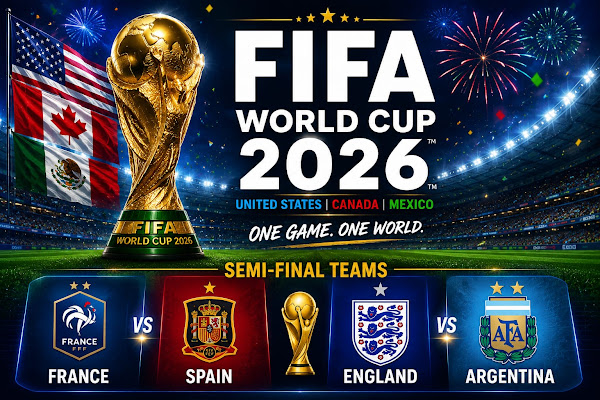 🏆 FIFA World Cup 2026 Semi-Finals: Schedule, Qualified Teams, Match Preview, Latest News & Road to the Final