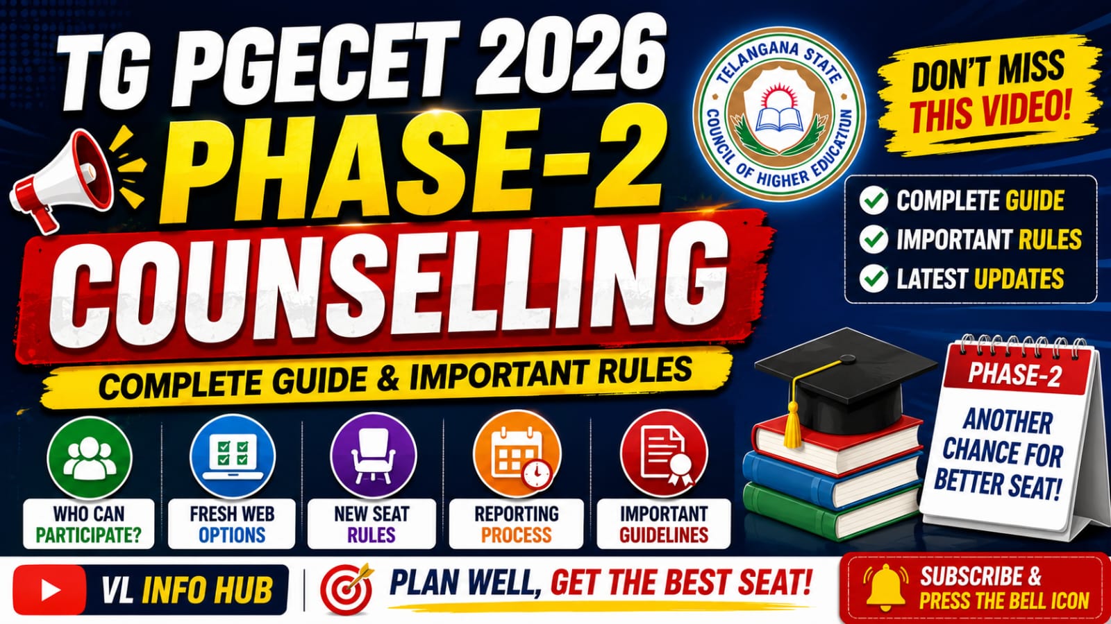 TG PGECET 2026 Phase 2 Counselling: Eligibility, Fresh Web Options, Seat Allotment & Important Rules